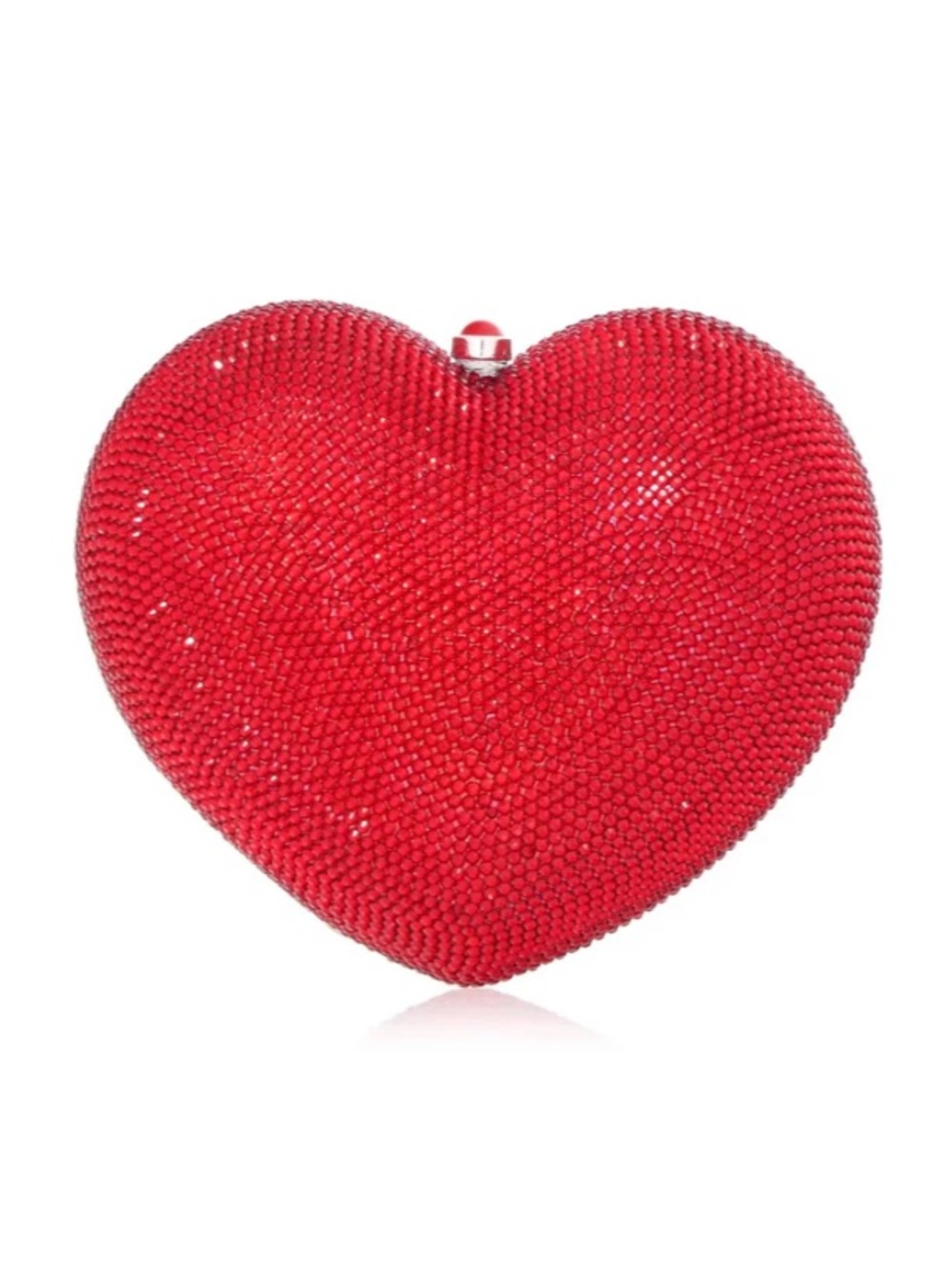 Judith Leiber Heart L'Amour Petit Coeur Red
